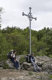 A Mogyor�si k�szikl�n�l